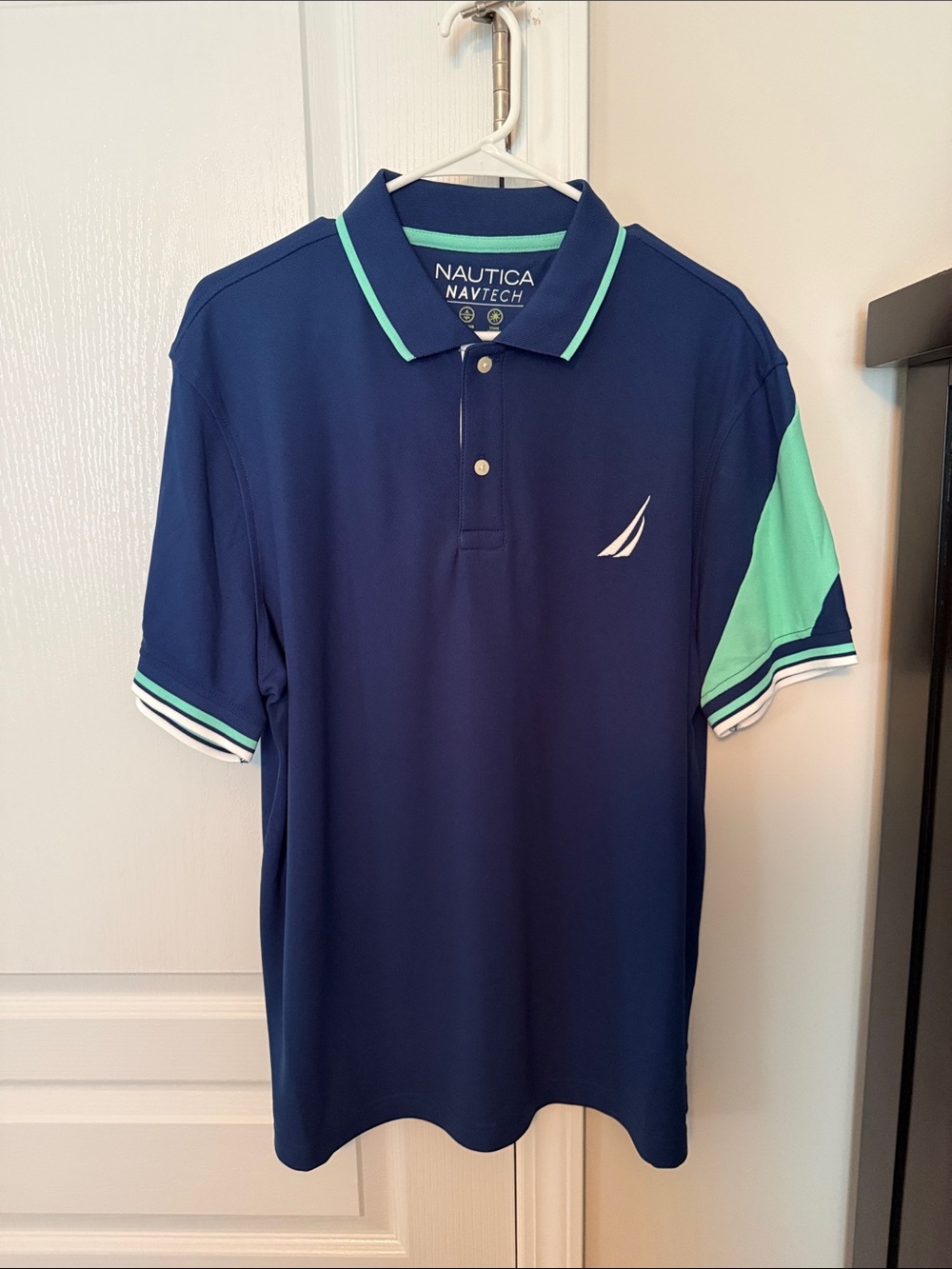 Nautica Men’s Polo in Navy and Green